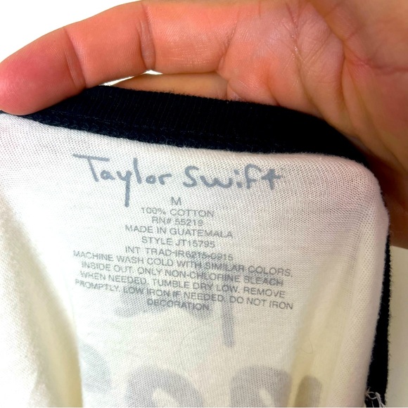 TAYLOR SWIFT 1989 Ringer T-Shirt size Medium - Picture 5 of 5